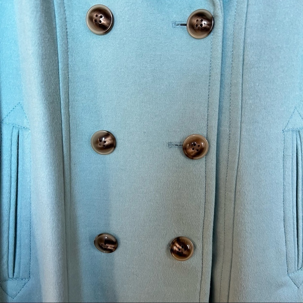 Lands End Blue Wool Peacoat - Picture 3 of 5
